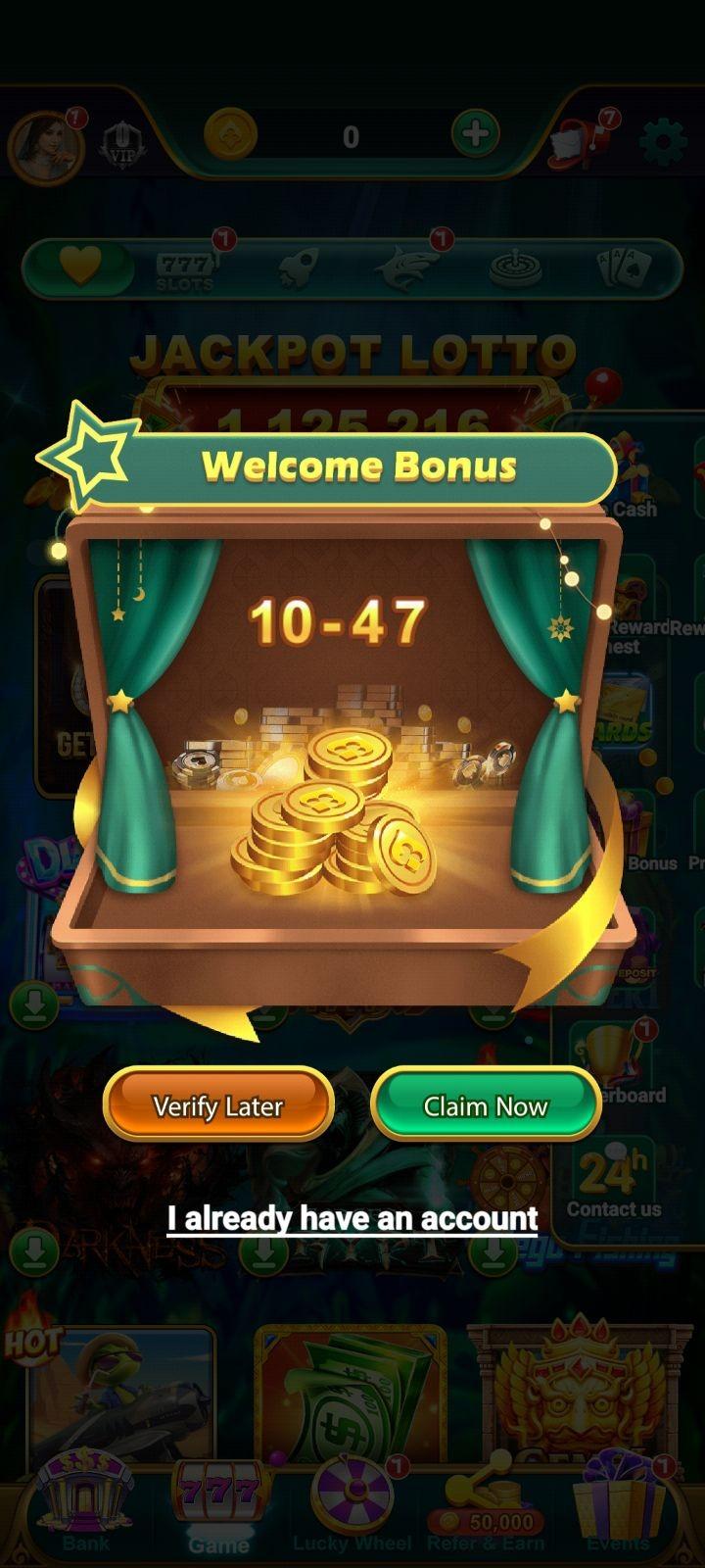 Open Yono Game App Welcome Bonus