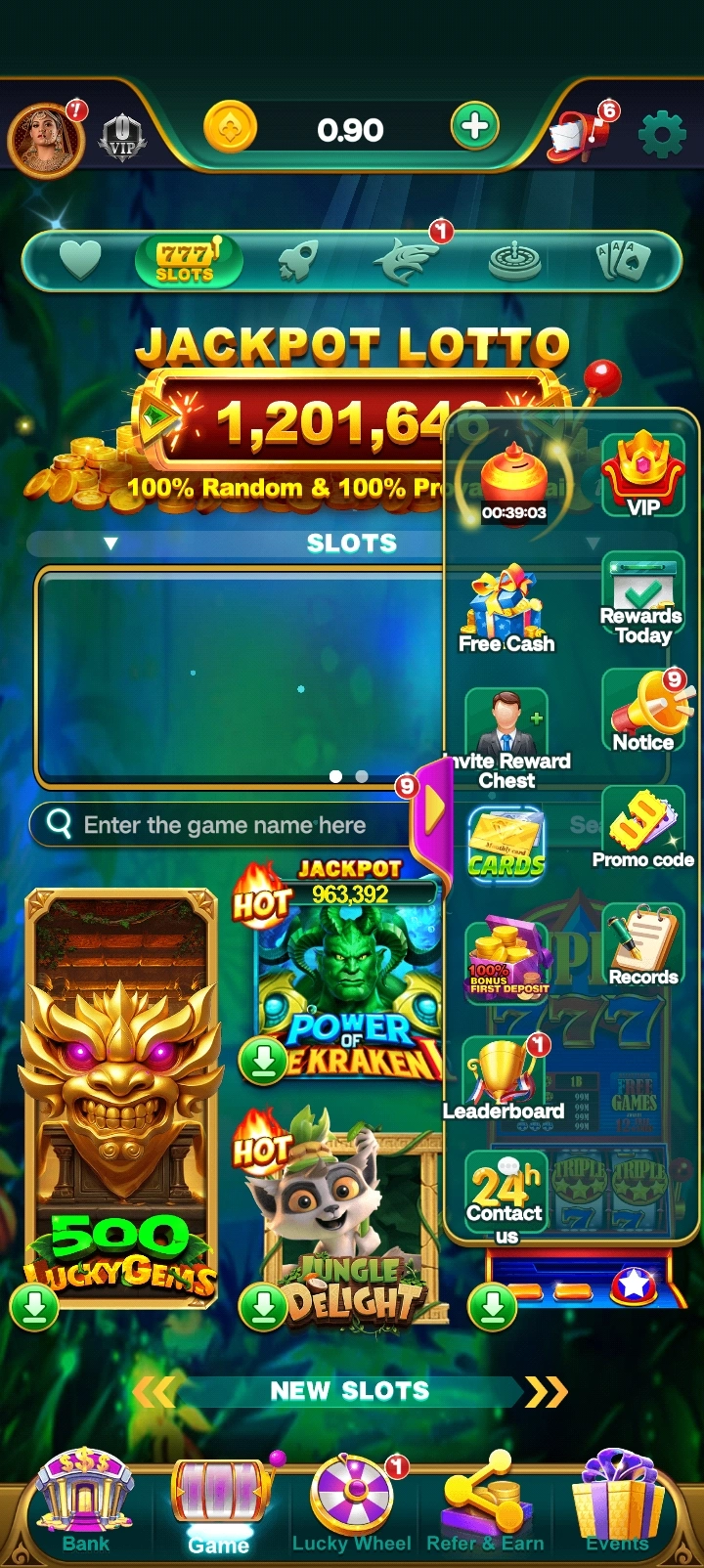 Saga Slots app interface 3