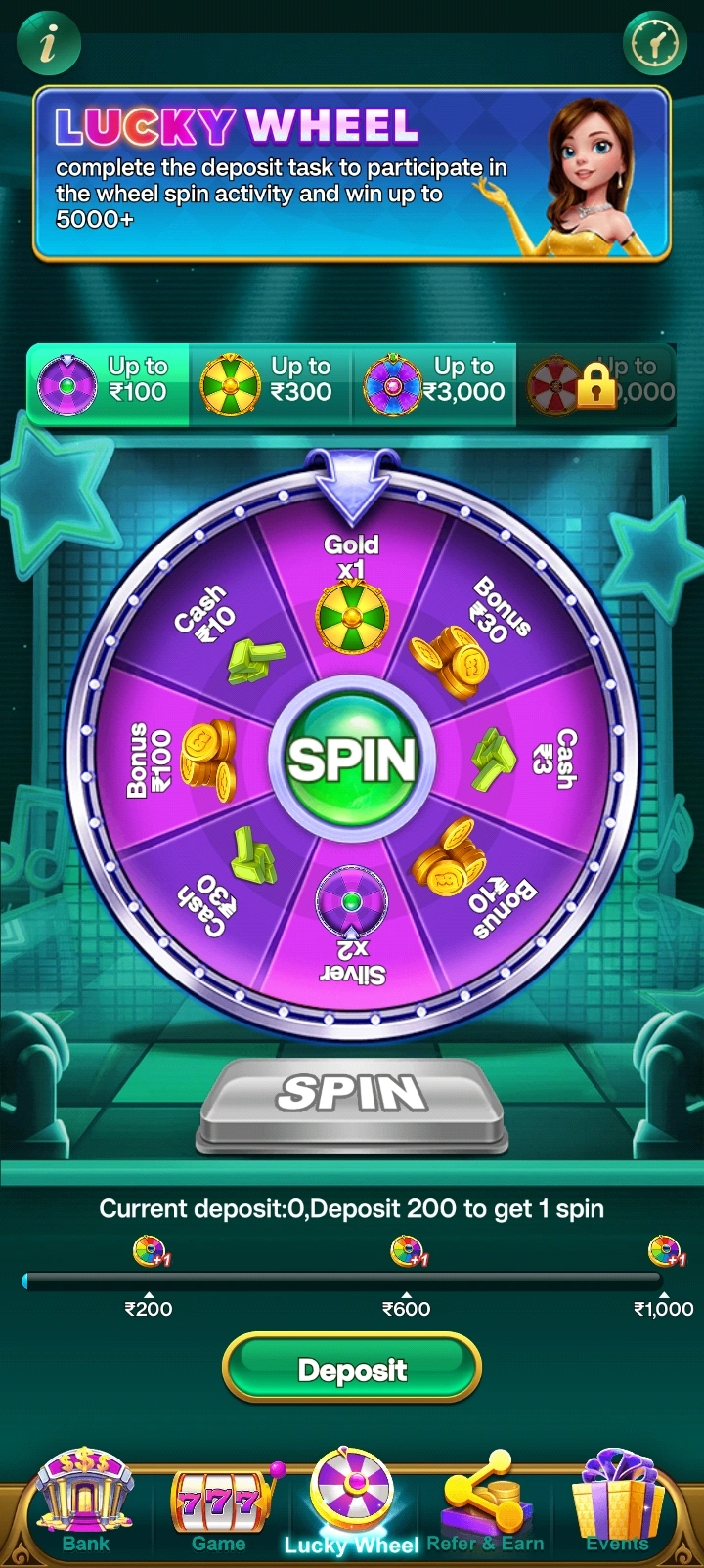 Saga Slots app interface 2