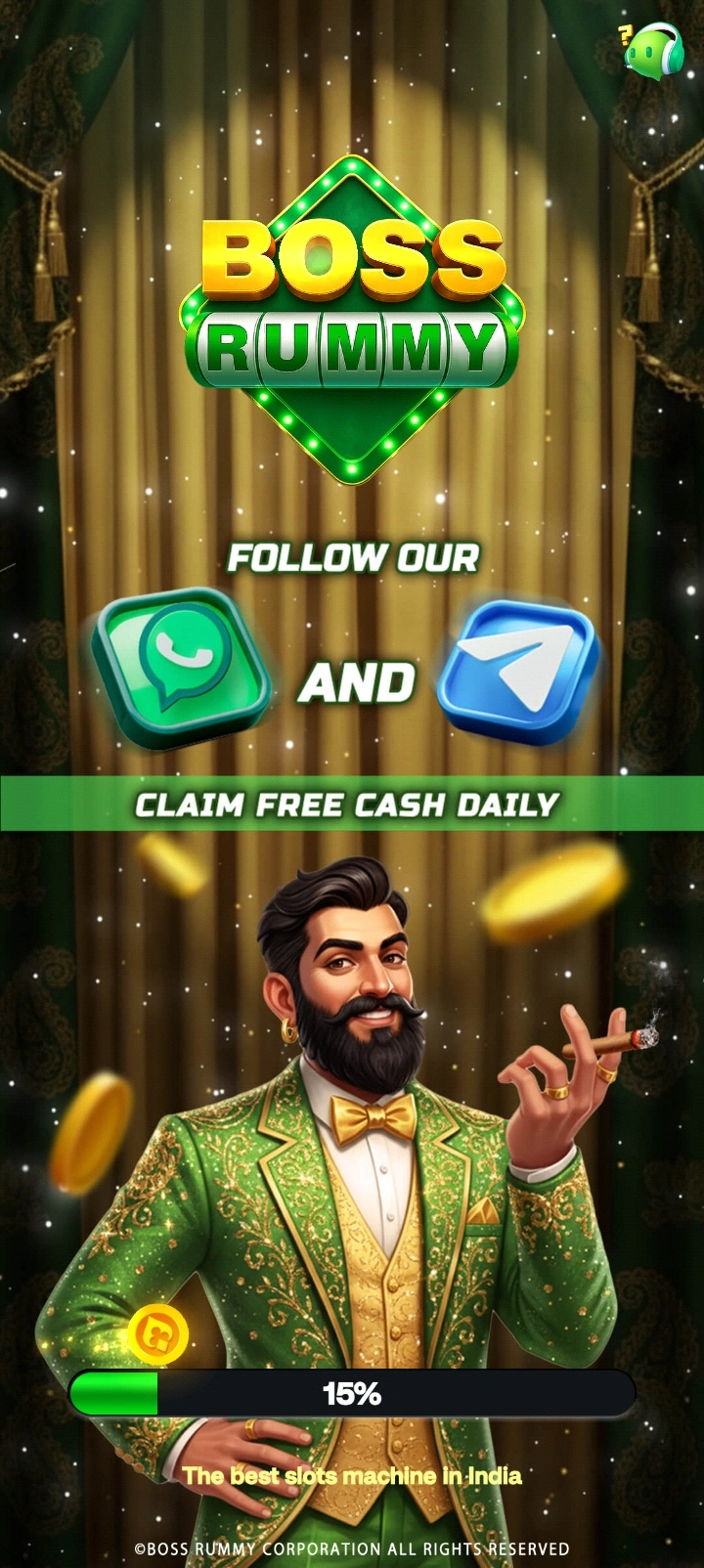 Boss Rummy app interface 1
