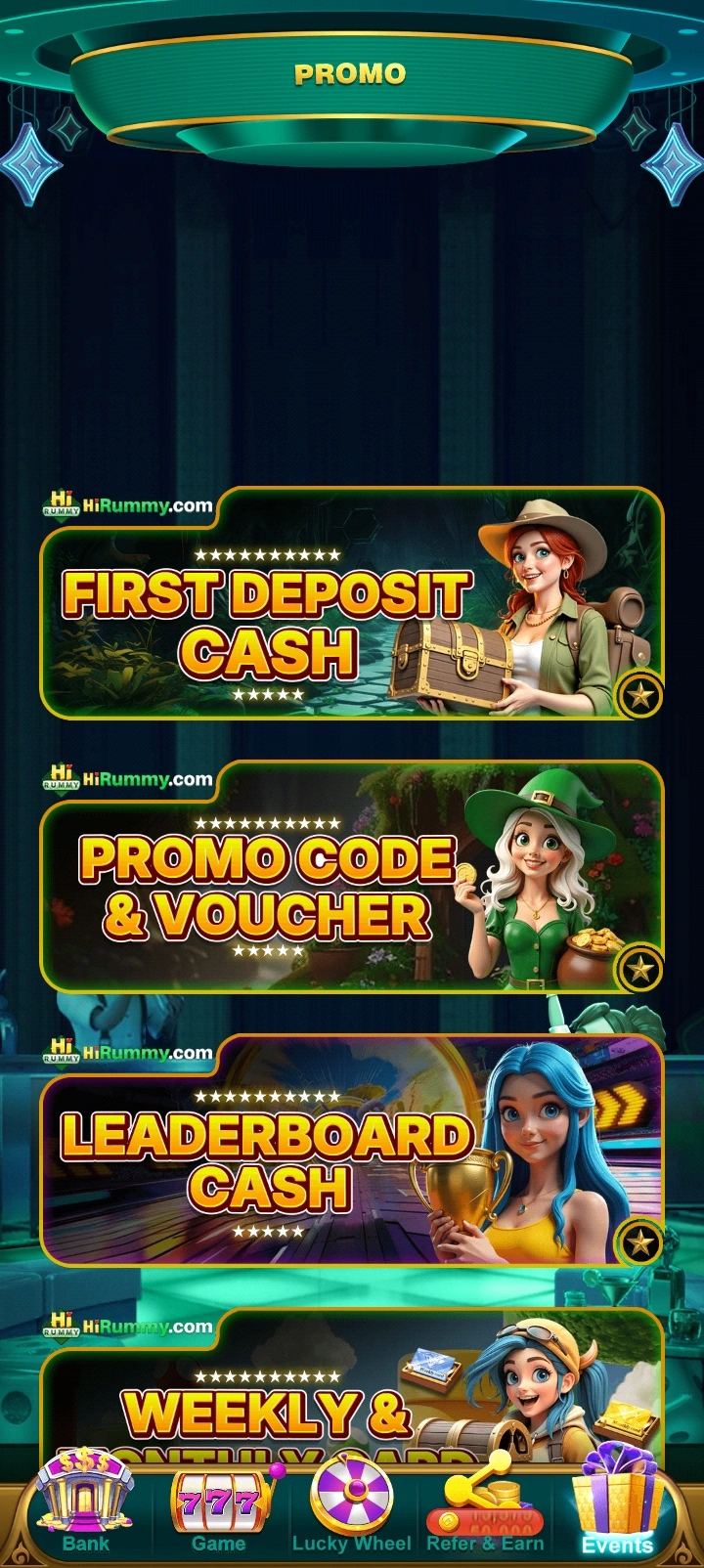 Hi Rummy app interface 4