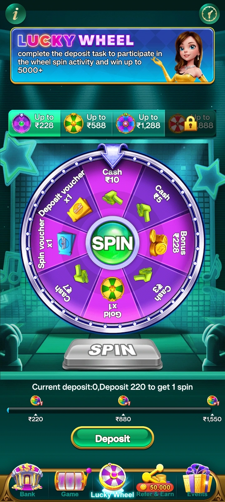 Hi Rummy app interface 3