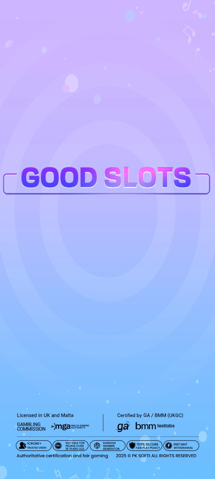 GOOD SLOTS app interface 1