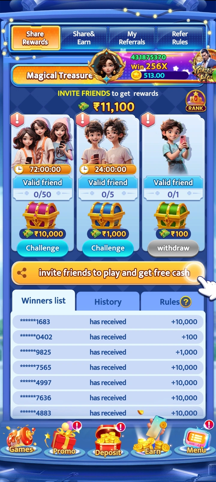 diva777 app interface 4