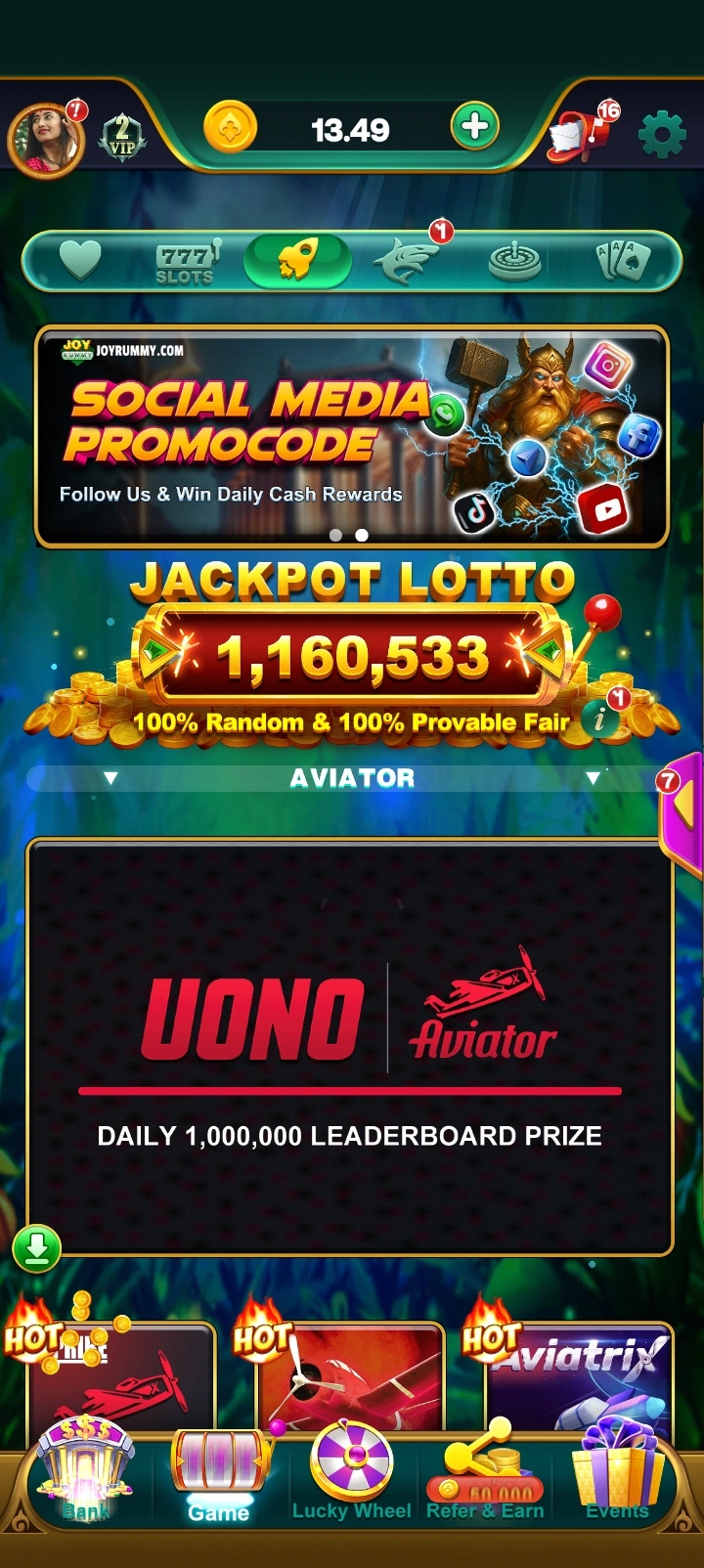 JoyRummy app interface 3
