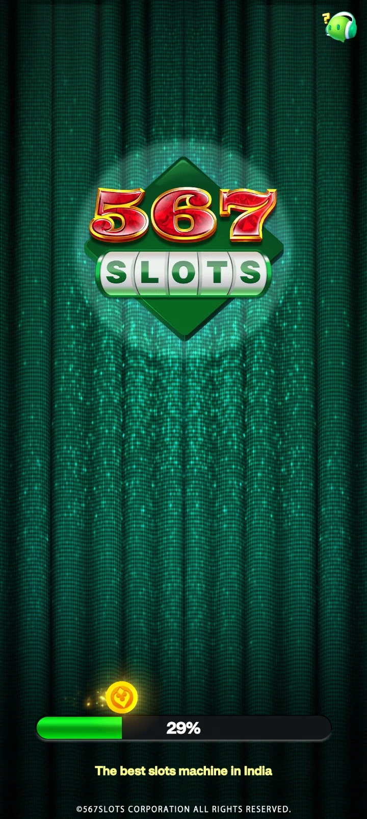 567SLOTS app interface 1