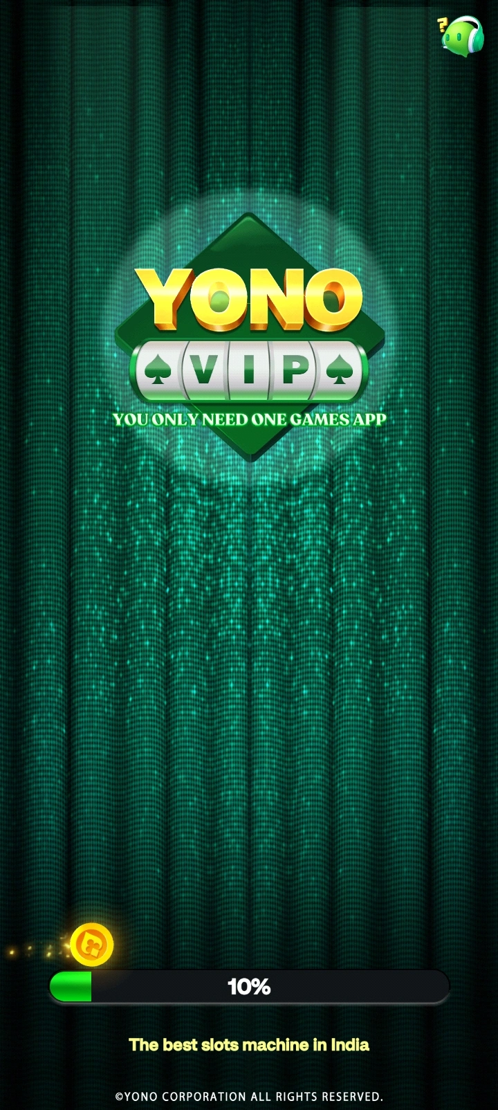 YonoVIP app interface 1