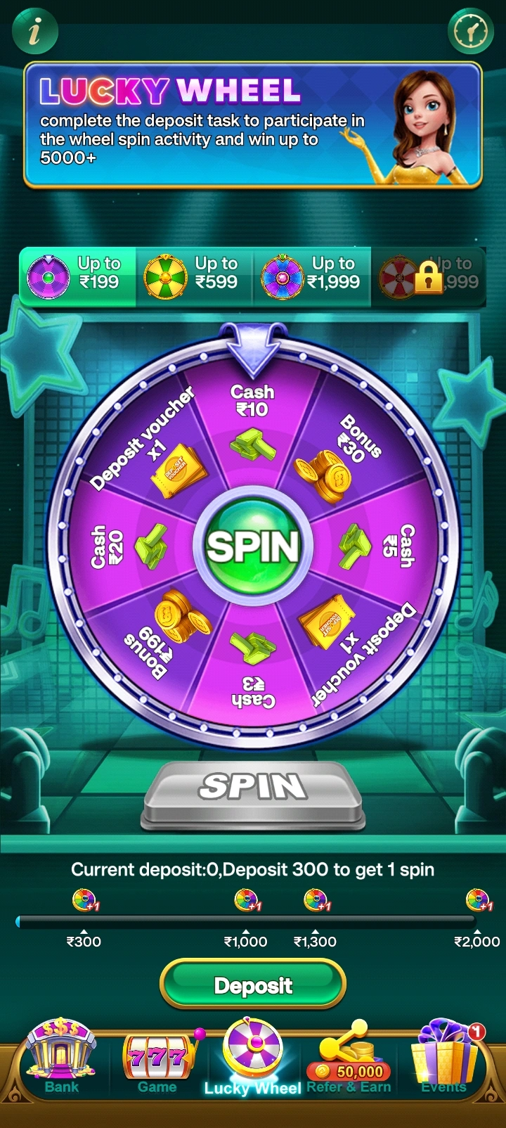 JaihoSlots app interface 2