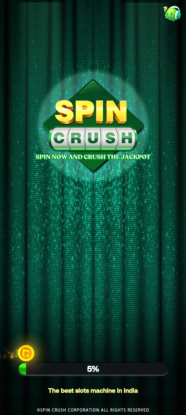Spin Crush app interface 1