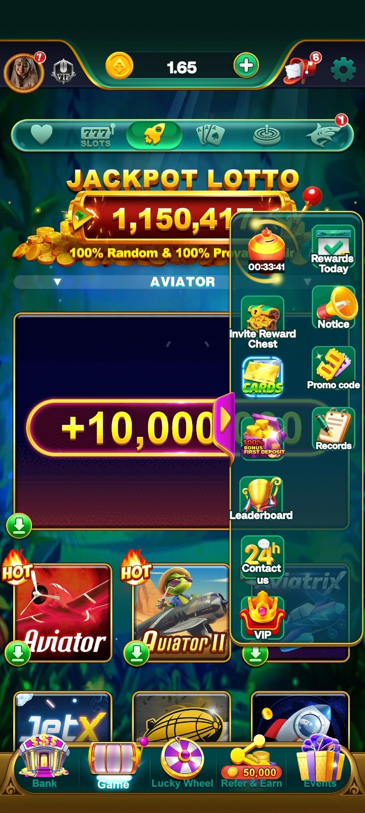 yono slots app interface 3