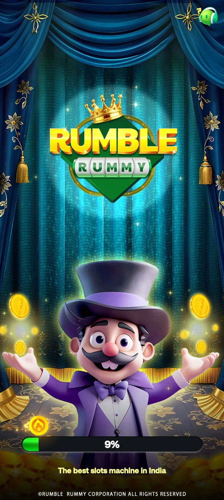 Rumble Rummy app interface 1