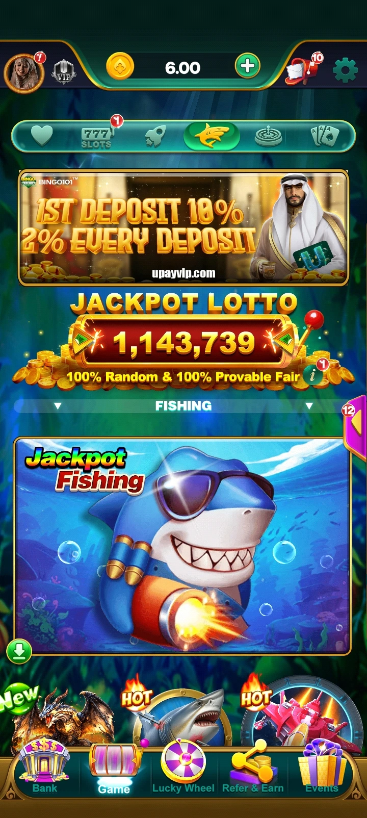 Bingo101 app interface 2