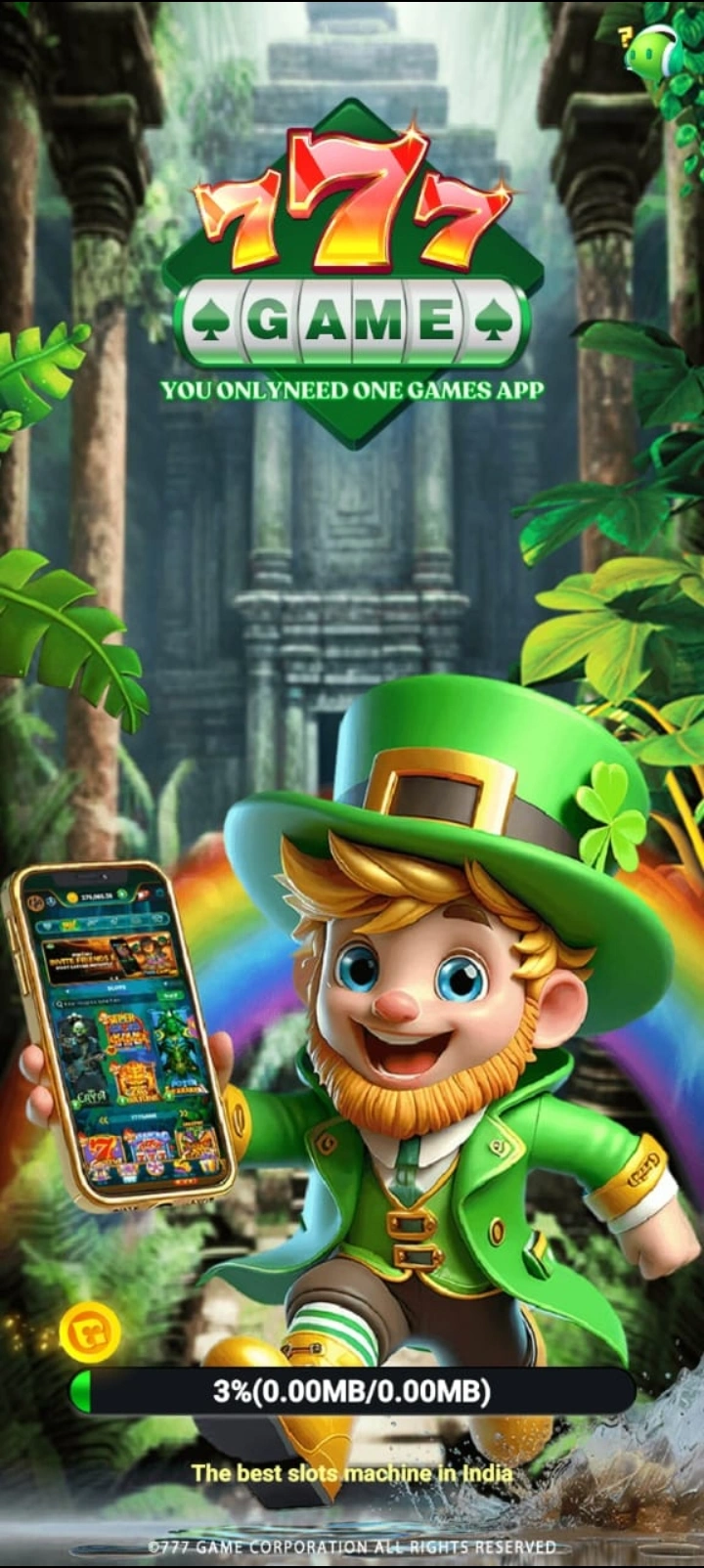 777 Game app interface 1