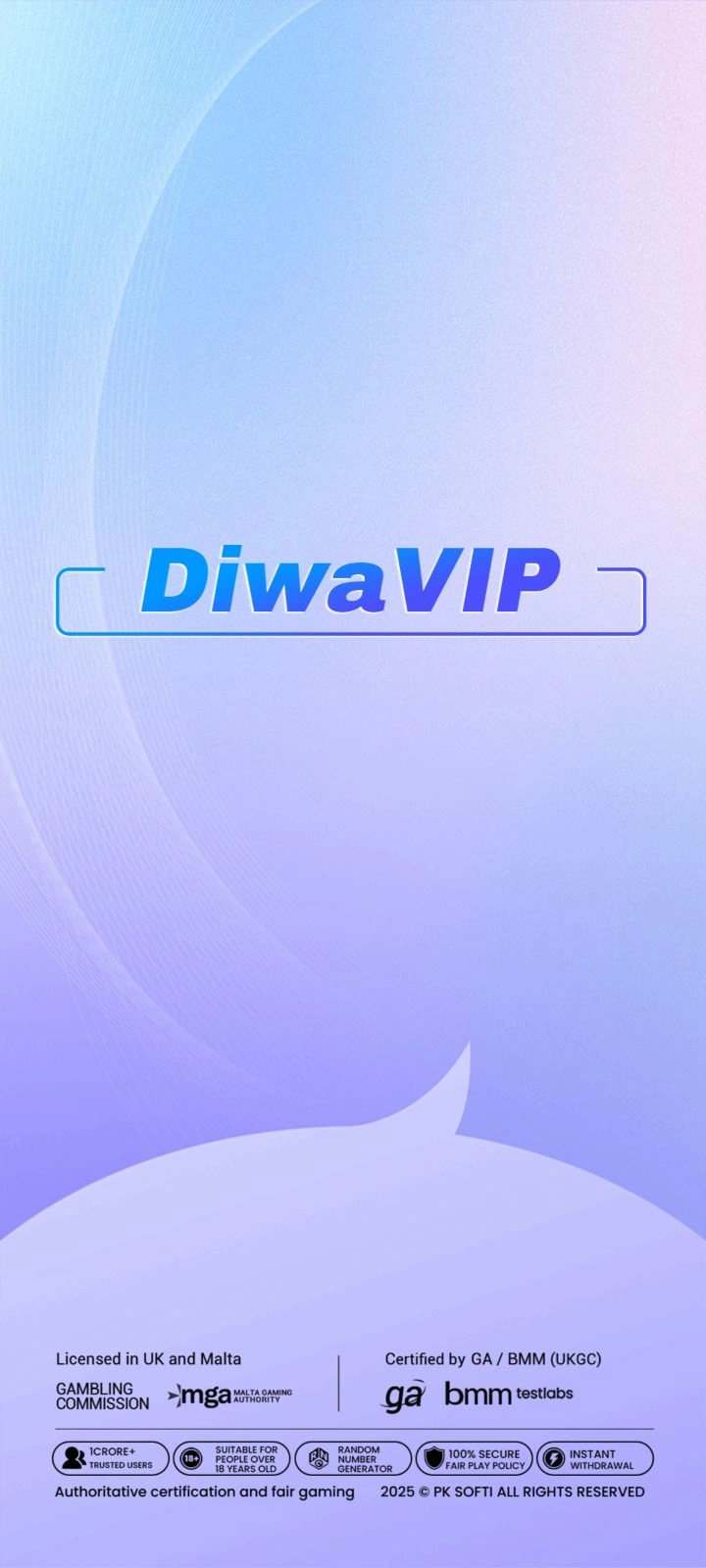 Diwavip Game app interface 1