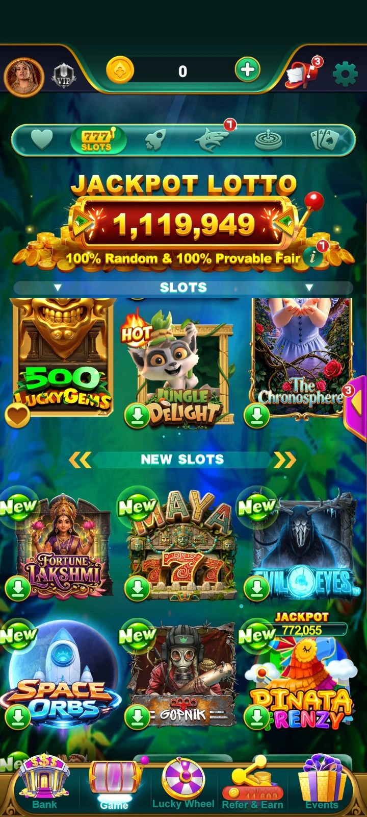 Maxrummy app interface 2