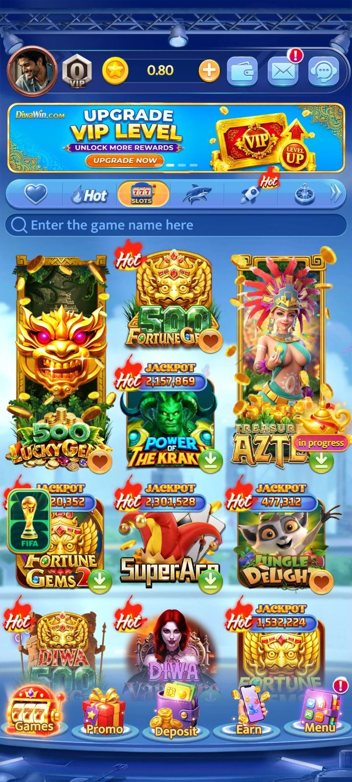 Diwa Win app interface 3