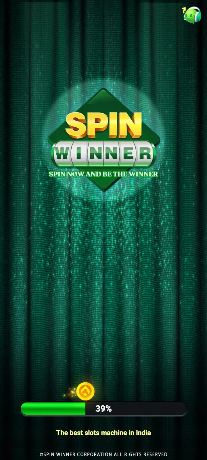 Spin Winnner app interface 1
