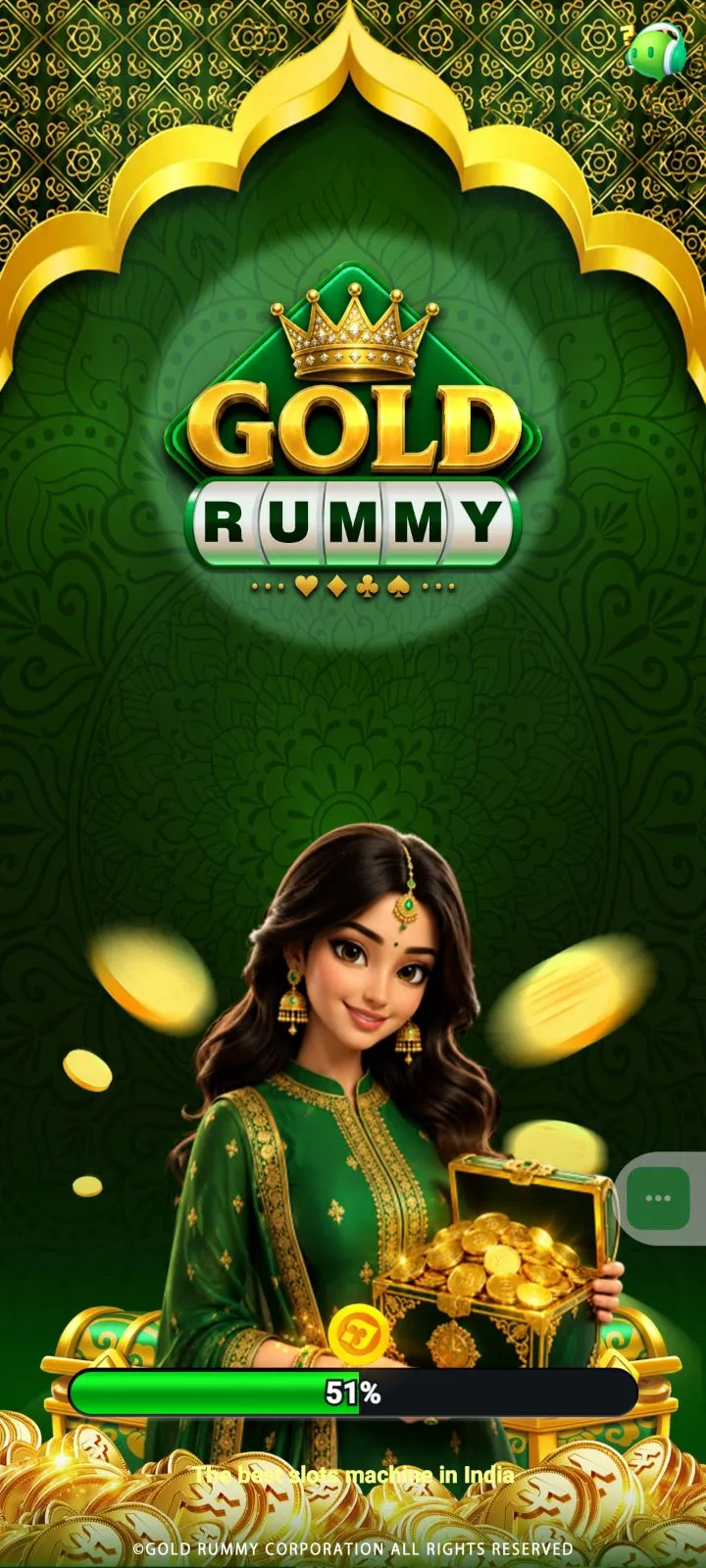Gold Rummy app interface 1
