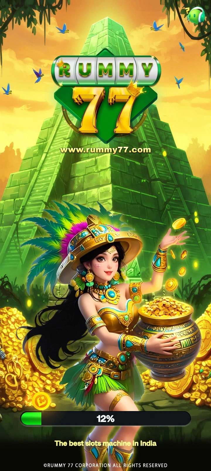 Rummy77 app interface 1